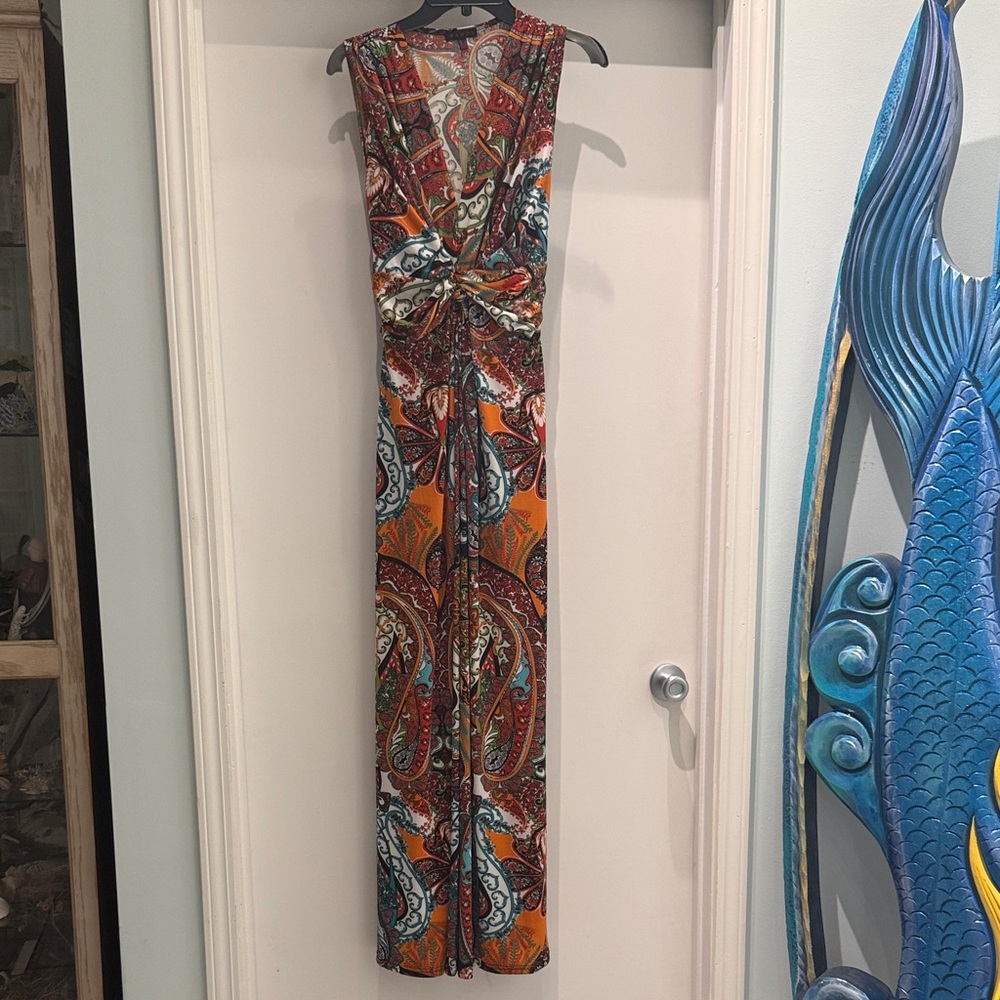 Multicolor Paisley Jumpsuit